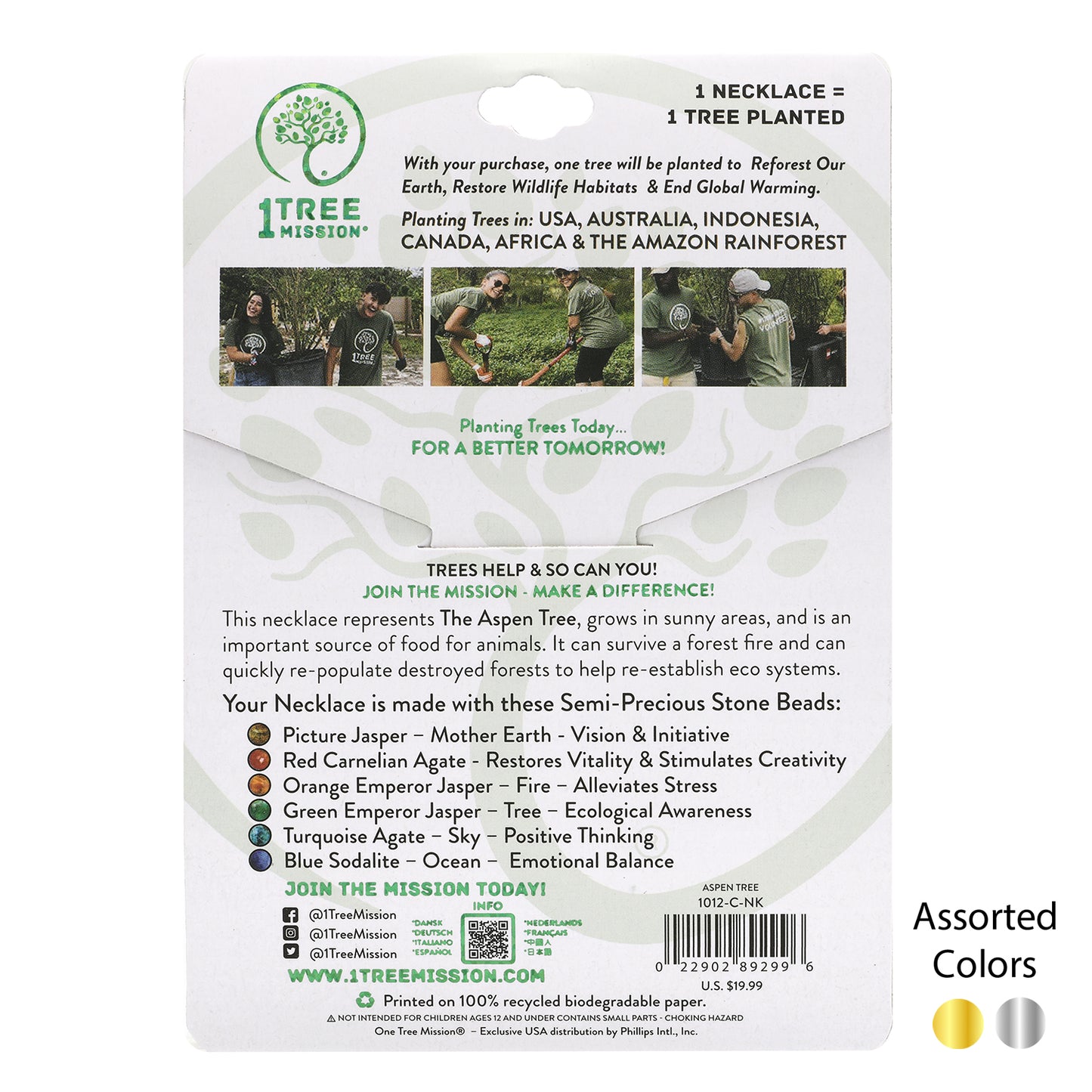 Aspen Tree Necklace - 1 Tree Mission®