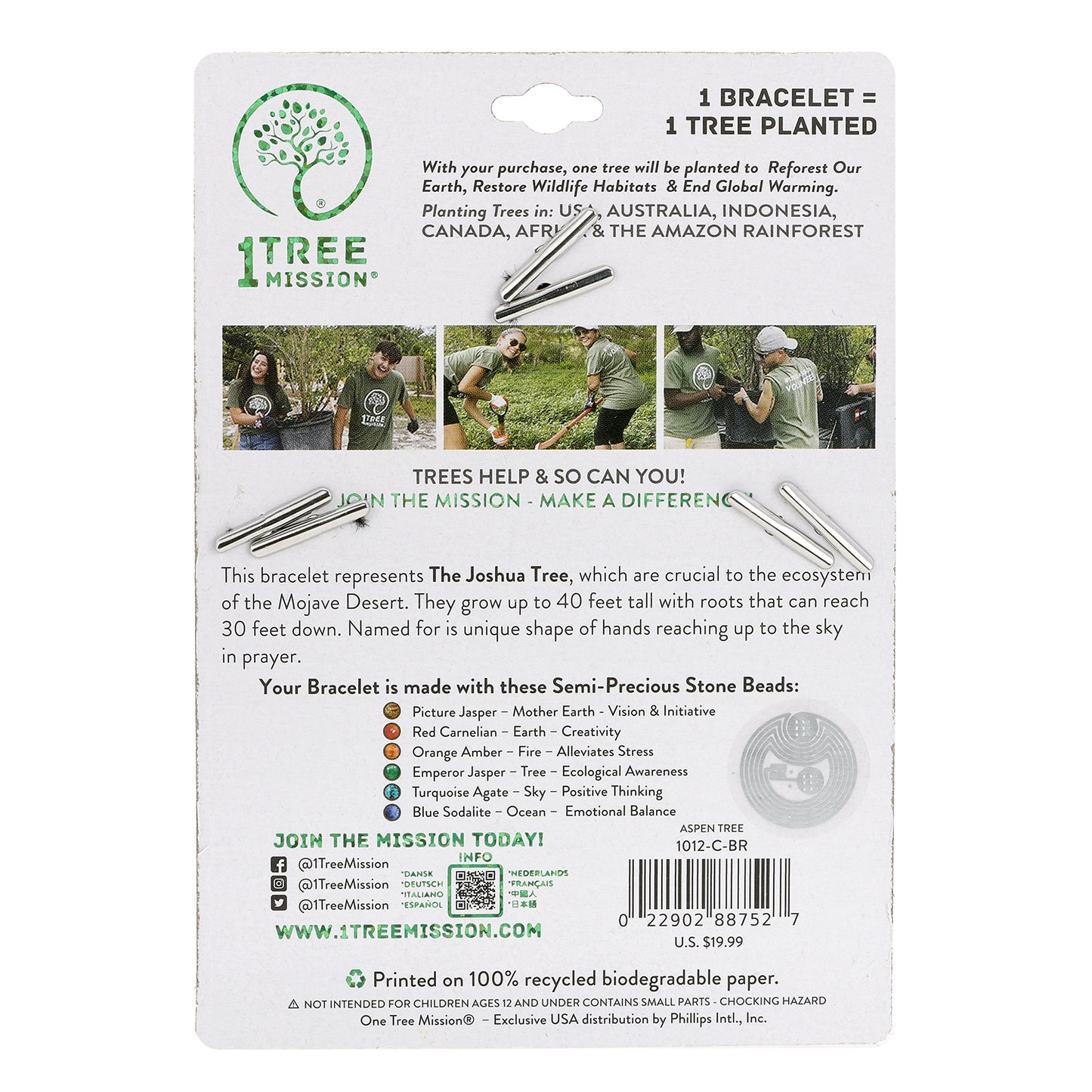 Aspen Tree Bracelet - 1 Tree Mission®