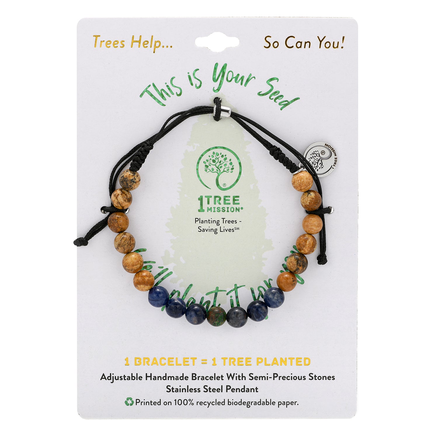 Blue Spruce Tree Bracelet - 1 Tree Mission®
