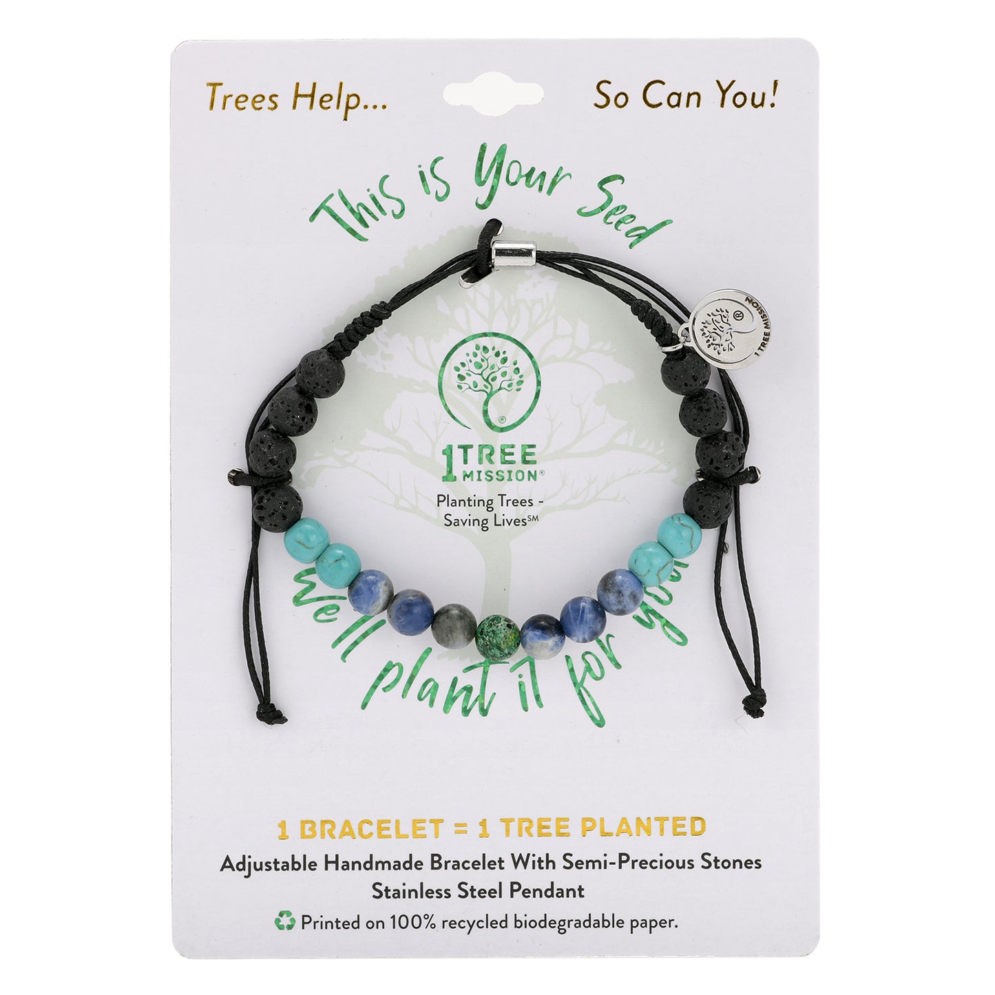 Black Walnut Bracelet - 1 Tree Mission®