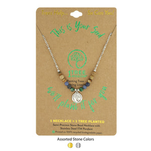 Blue  Spruce Tree Necklace - 1 Tree Mission®